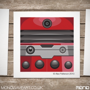 dr who dalek red