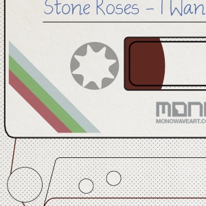 stone roses cassette print detail 2